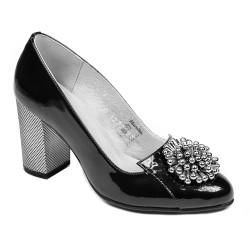 Scarpe eleganti donna 1272 vernice nera