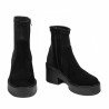 Stivaletti donna 3399 bufo nero combinato