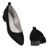 Scarpe eleganti/casual donna 1285 nero antilope