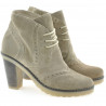 Stivaletti donna 3230 sabbia velluto