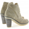 Stivaletti donna 3230 sabbia velluto