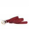 Cintura donna 09m biz rosso