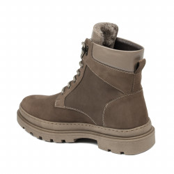 Stivaletti uomo 4144 bufalo marrone combinato