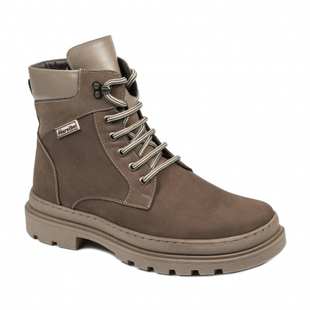 Stivaletti uomo 4144 bufalo marrone combinato