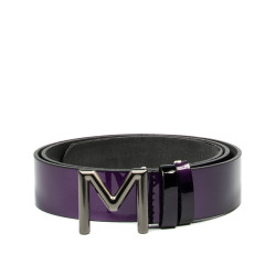Cintura donna 17-2m vernice viola+nero