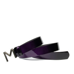 Cintura donna 17-2m vernice viola+nero