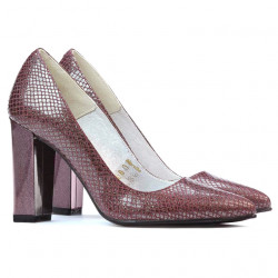 Scarpe eleganti donna 1261 pitone bordeaux