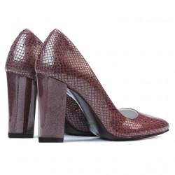 Scarpe eleganti donna 1261 pitone bordeaux