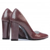 Scarpe eleganti donna 1261 pitone bordeaux
