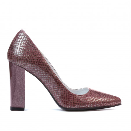 Scarpe eleganti donna 1261 pitone bordeaux
