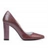 Scarpe eleganti donna 1261 pitone bordeaux