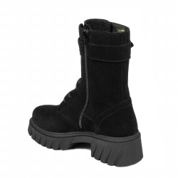 Stivaletti donna 3401 nabuk nero