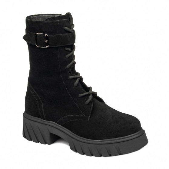 Stivaletti donna 3401 nabuk nero
