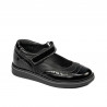 Scarpe per bambini piccoli 56c in vernice nera combinata
