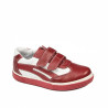 Scarpe per bambini piccoli 16-1c rosso+bianco