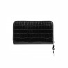 Portafoglio donna 204g 01 coccodrillo nero