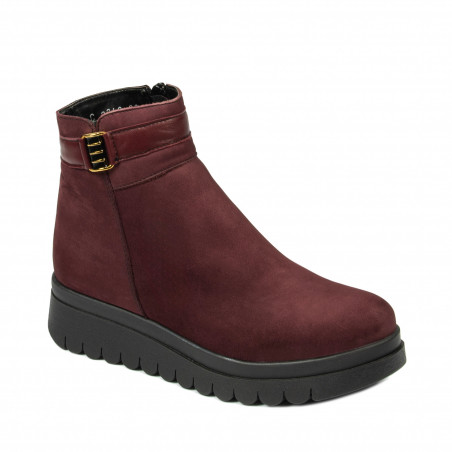Stivaletti donna 3342 bufo bordeaux