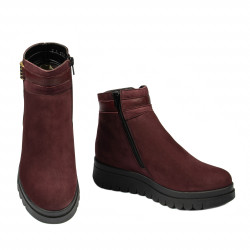 Stivaletti donna 3342 bufo bordeaux