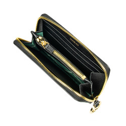 Portafoglio donna 204g nero caviale