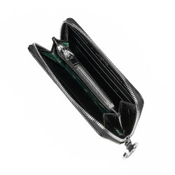 Portafoglio donna 204g 01 coccodrillo nero