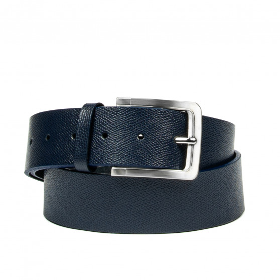 Cintura uomo 34b blu safiano