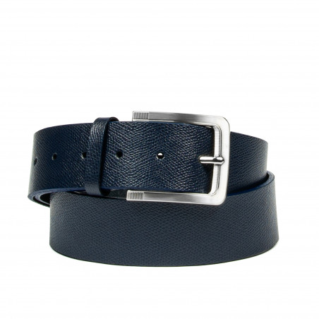 Cintura uomo 34b blu safiano