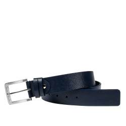 Cintura uomo 34b blu safiano