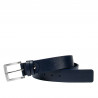 Cintura uomo 34b blu safiano