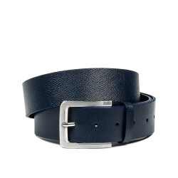 Cintura uomo 34b blu safiano