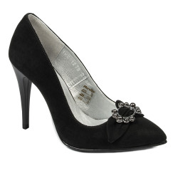 Scarpe eleganti donna 1279 nero antilope