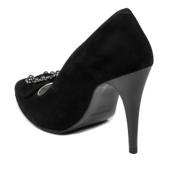 Scarpe eleganti donna 1279 nero antilope