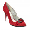 Scarpe eleganti donna 1279 rosso antilope