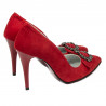 Scarpe eleganti donna 1279 rosso antilope