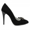 Scarpe eleganti donna 1279 nero antilope