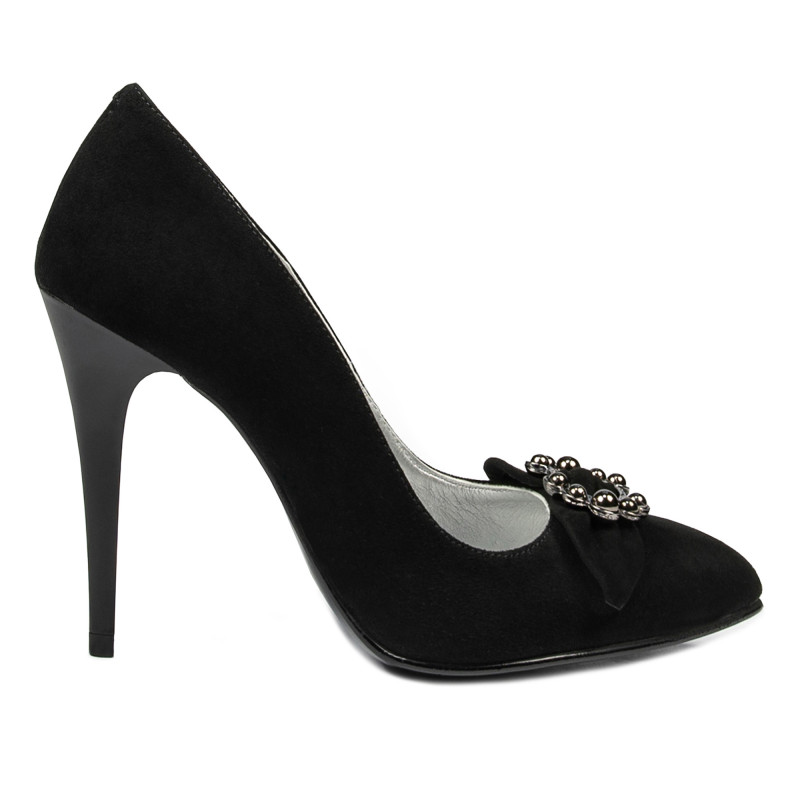 Scarpe eleganti donna 1279 nero antilope