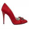 Scarpe eleganti donna 1279 rosso antilope