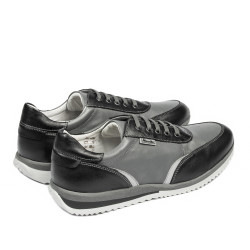 Scarpe sportive adolescenti 374 nero+grigio