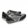 Scarpe sportive adolescenti 374 nero+grigio