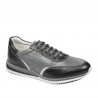 Scarpe sportive adolescenti 374 nero+grigio