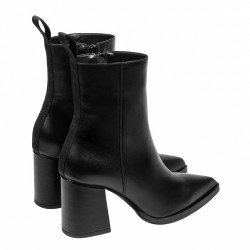 Stivaletti con tacco donna 1401 nero