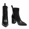 Stivaletti con tacco donna 1401 nero