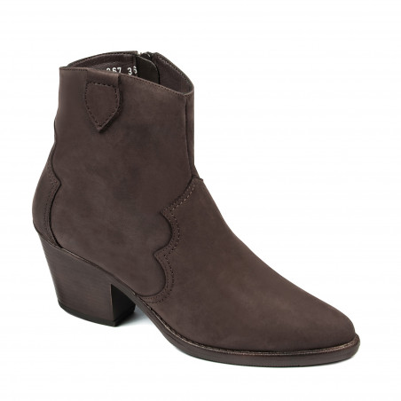 Stivaletti donna 3367 bufo caffè 01