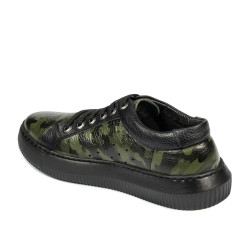 Scarpe casual/sport uomo 841-1 verde camuffamento