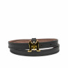 Cintura donna 42mc nero napa
