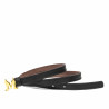 Cintura donna 42mc nero napa
