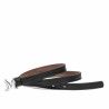 Cintura donna 42-1mc nero nappa