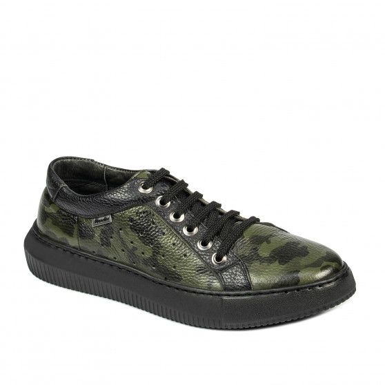 Scarpe casual/sport uomo 841-1 verde camuffamento
