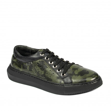 Scarpe casual/sport uomo 841-1 verde camuffamento