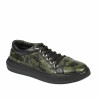 Scarpe casual/sport uomo 841-1 verde camuffamento