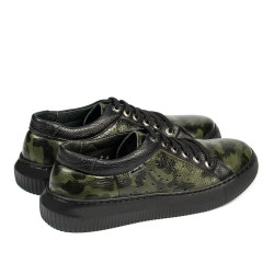 Scarpe casual/sport uomo 841-1 verde camuffamento